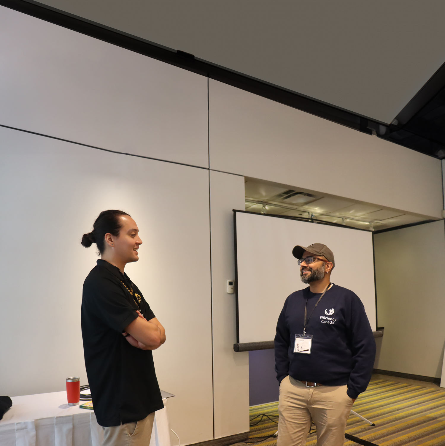 adam and abhi at ONWAA Assembly
